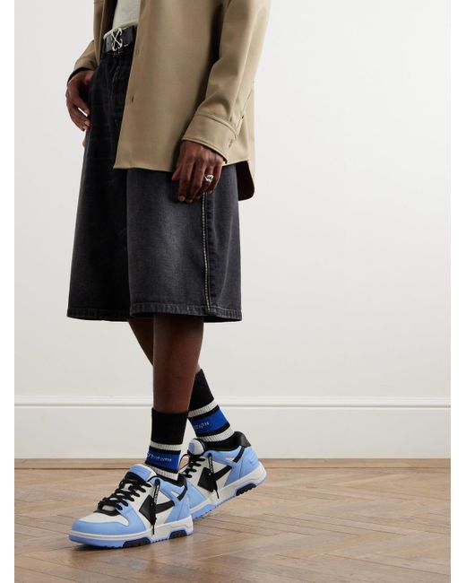Off-White c/o Virgil Abloh Out of Office Sneakers in Blue für Herren