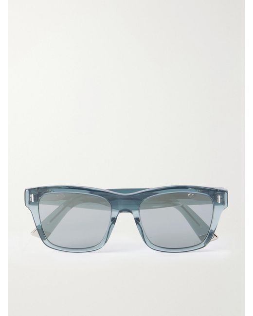 Dior Blue Diortailoring S1I Square Acetate Sunglasses for men