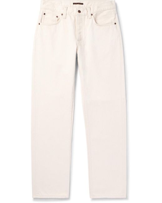 Nudie Jeans Natural Rad Rufus Straight-leg Jeans for men