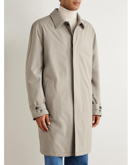 Brioni Natural Padded Shell Overcoat for men