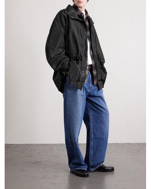 Kaptain Sunshine Black Shell Coat for men