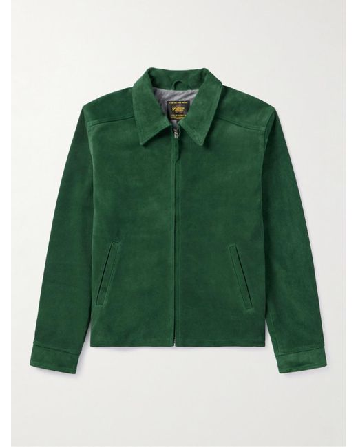 Golden Bear Green Suede Jacket for men