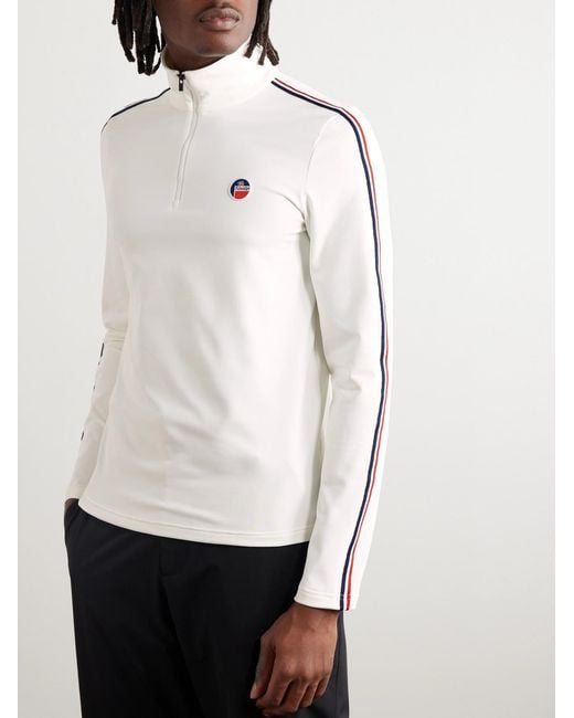 Fusalp White Mario Iii Logo-appliquéd Stretch-jersey Base Layer for men