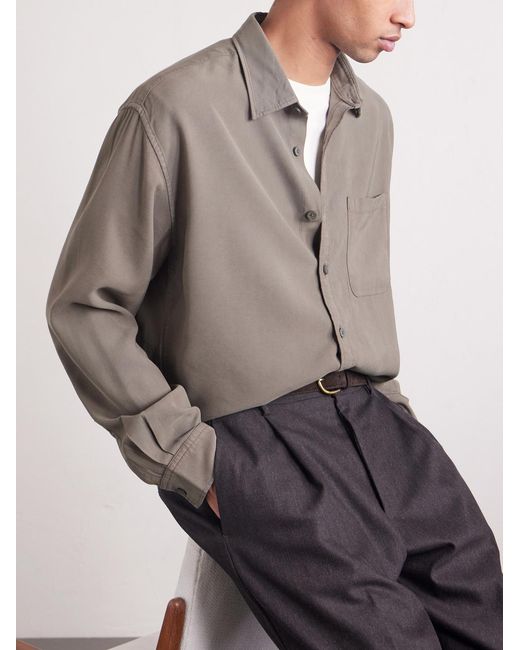 NN07 Brown Deon 5027 Lenzing Ecovero-Blend Shirt for men