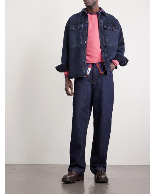 Visvim Pink Jumbo Sb Cotton-Jersey Sweatshirt for men