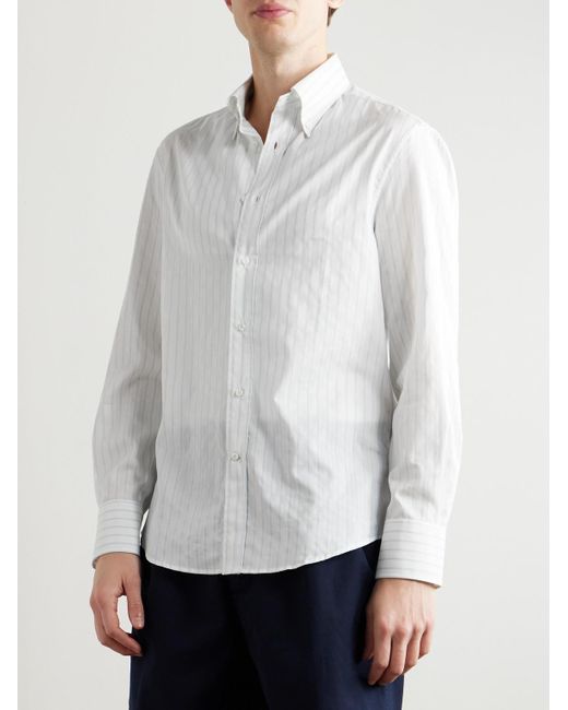 Camicia di Brunello Cucinelli in White da Uomo