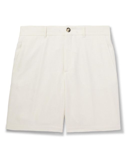 Brunello Cucinelli White Straight-leg Linen for men