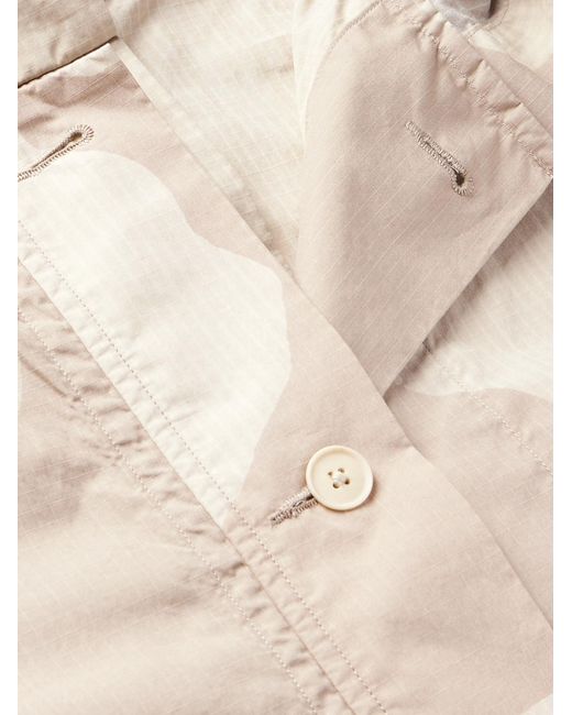 Kaptain Sunshine Natural Camouflage-Print Cotton-Ripstop Parka for men