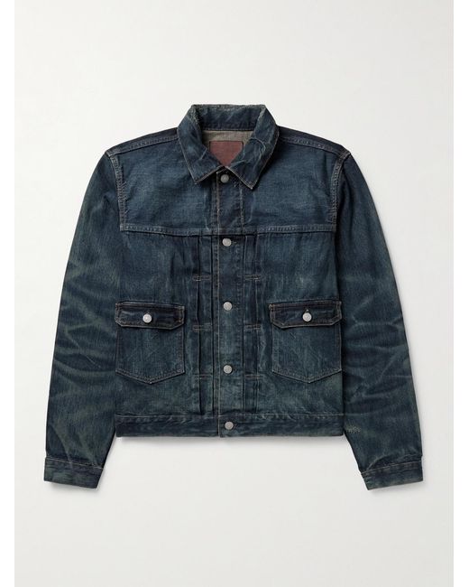 RRL Blue Type 2 Denim Trucker Jacket for men