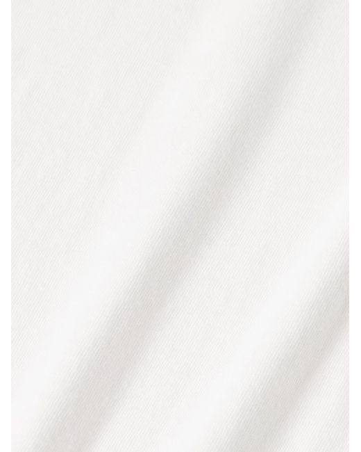 Visvim White Sublig Three-Pack Cotton-Blend Jersey T-Shirts for men
