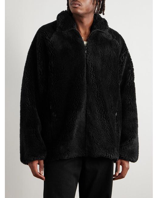 Needles Black Plush Jacket for men