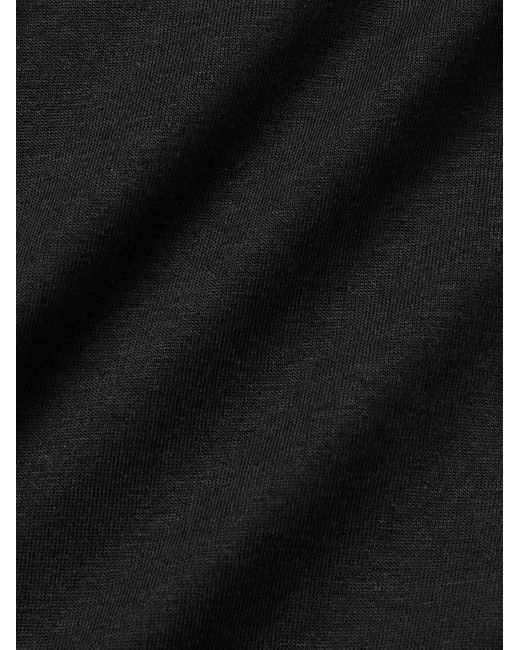 CDLP Black Lyocell And Cotton-blend Jersey T-shirt for men