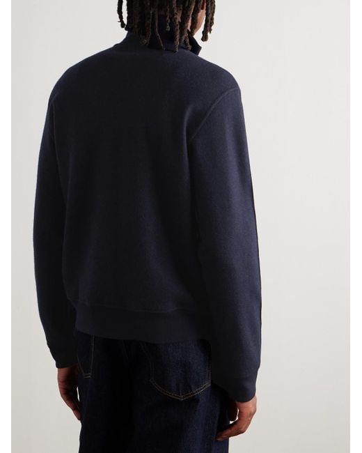 Givenchy Jacke aus einer Wollmischung mit Logoapplikation in Blue für Herren