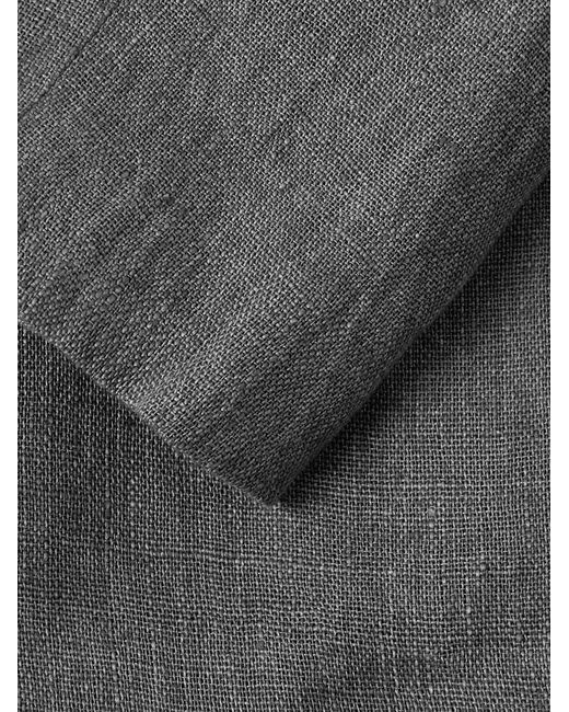 Kartik Research Gray Embroidered Linen Blazer for men