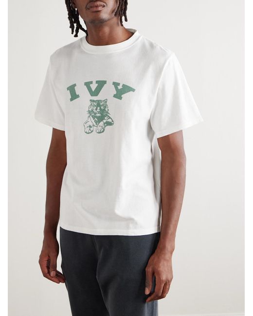 Remi Relief Ivy T-Shirt aus Baumwoll-Jersey mit Print in Gray für Herren
