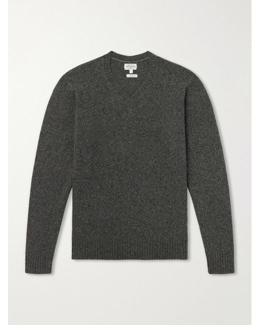 Hartford Gray Wool Sweater for men
