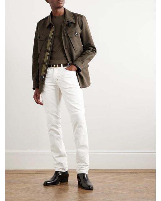 Tom Ford White Slim-fit Jeans for men
