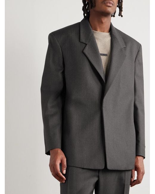 Fear Of God Black Houndstooth Wool Blazer for men