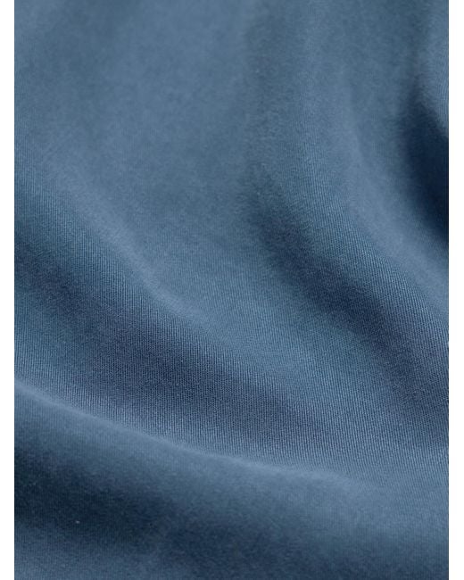Portuguese Flannel Dogtown Hemd aus TM Lyocell mit wandelbarem Kragen in Blue für Herren