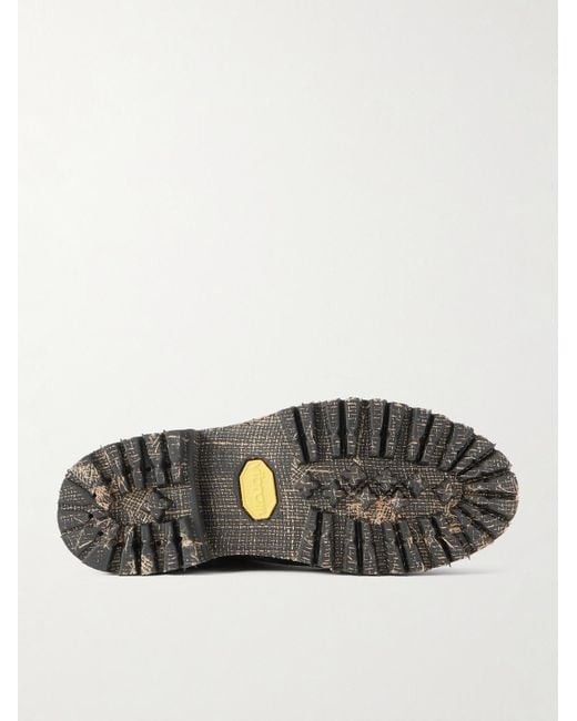 Hi-Folk Scout Moc Suede Boots di Visvim in Black da Uomo