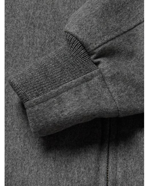 Golden Bear Gray The Jackson Wool Bomber Jacket for men