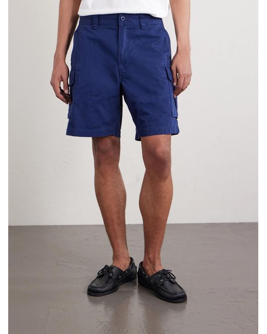 Polo Ralph Lauren Blue Gellar Straight-leg Cotton-canvas Cargo Shorts for men
