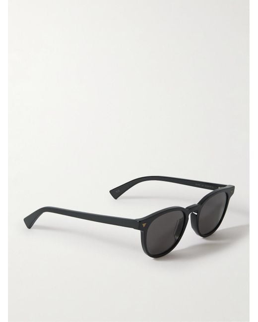 Bottega Veneta Black Round-frame Recycled-acetate Sunglasses for men