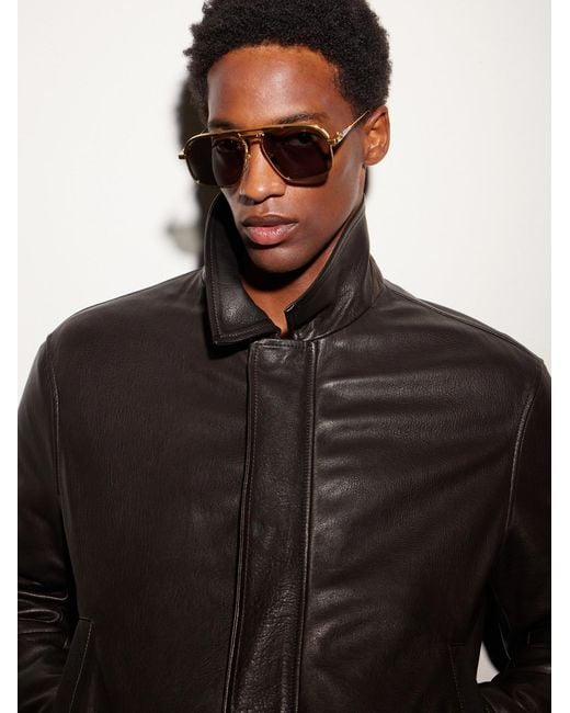 Jacques Marie Mage Metallic Labarge Aviator-Style Titanium Sunglasses for men