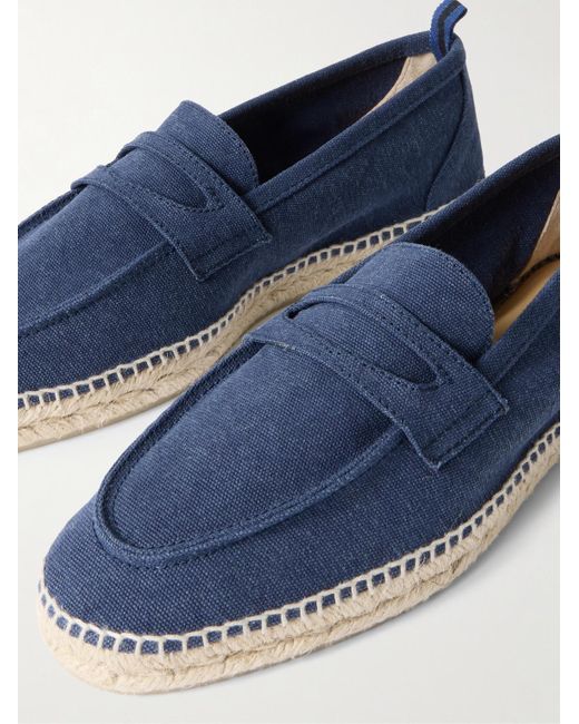 Castaner Blue Nacho Canvas Espadrilles for men