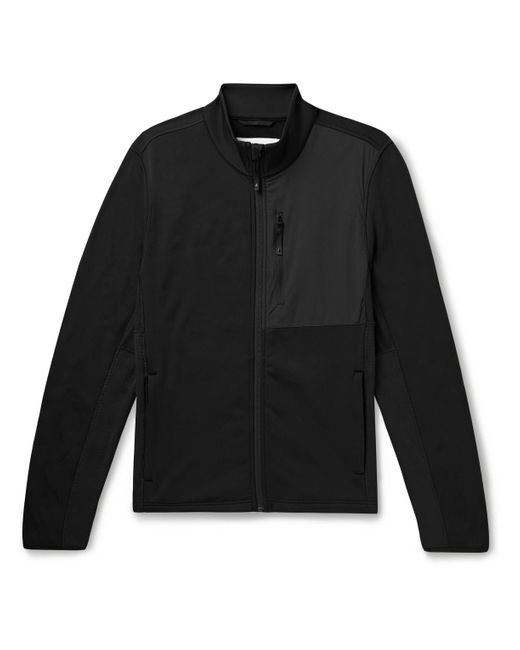 Aztech Mountain Black Slim-fit Panelled Stretch-jersey And Ripstop Zip-up Ski Base Layer for men