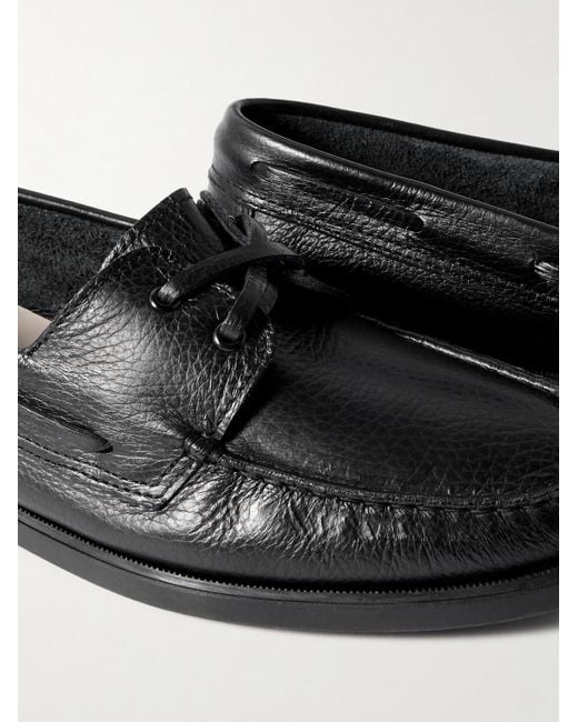 Scarpe Da Barca di Morjas in Black da Uomo