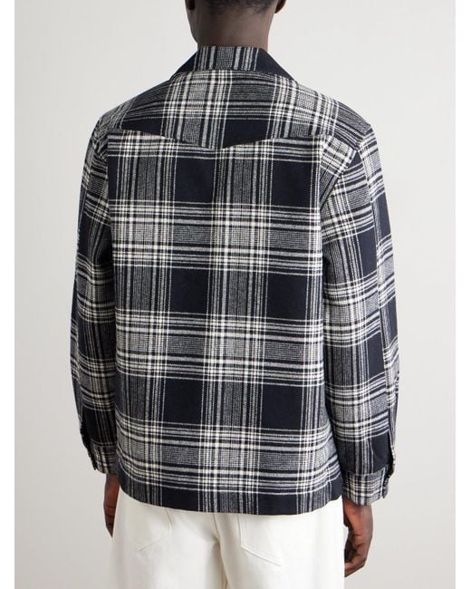 Overshirt di Officine Generale in Gray da Uomo