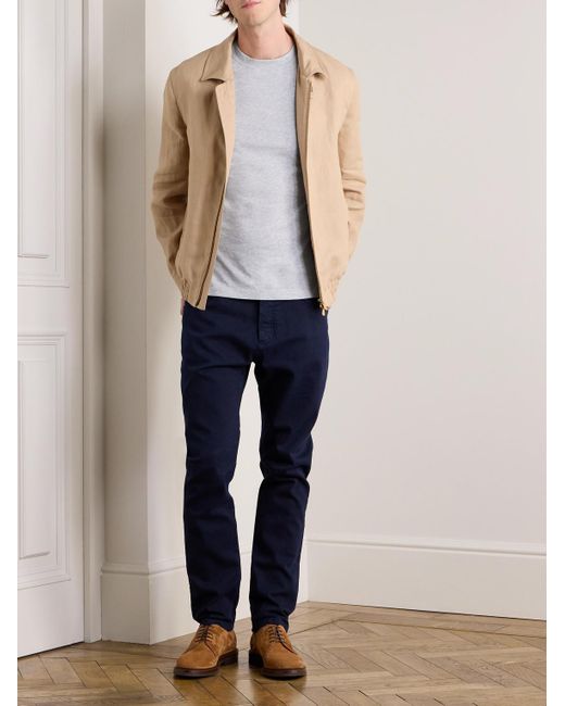 Brunello Cucinelli White Cotton-Jersey T-Shirt for men