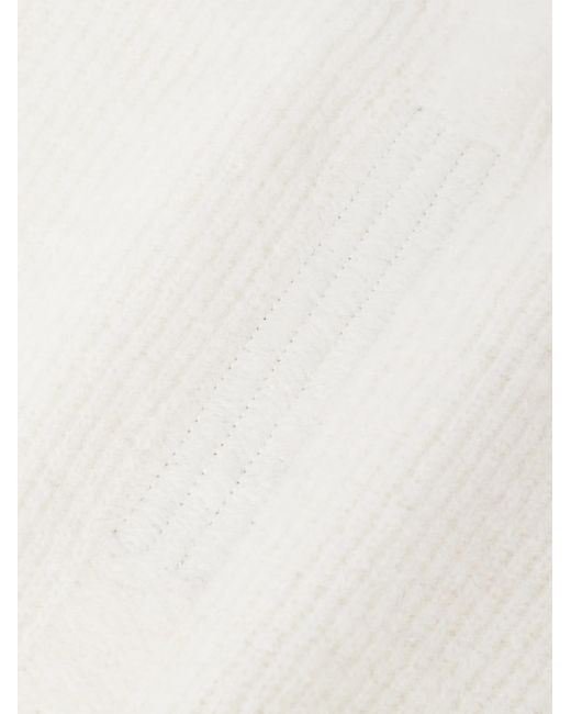 Pullover Slim-Fit di Rick Owens in White da Uomo