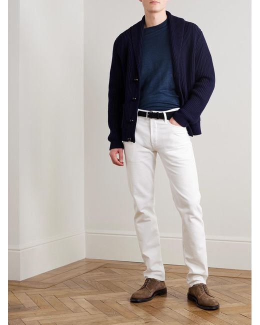 Mr P. Blue Linen T-Shirt for men