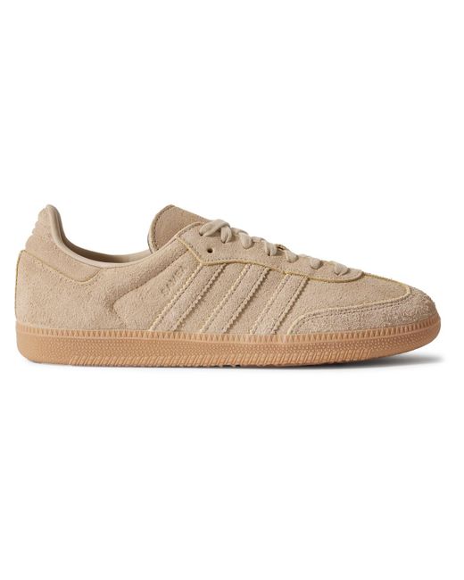 Adidas Originals Natural Samba Og Suede Sneakers for men