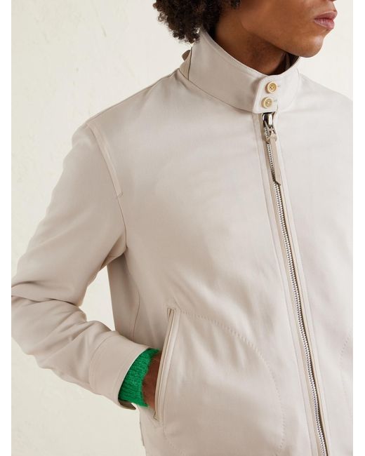 Tom Ford Natural Leather-trimmed Virgin Wool for men