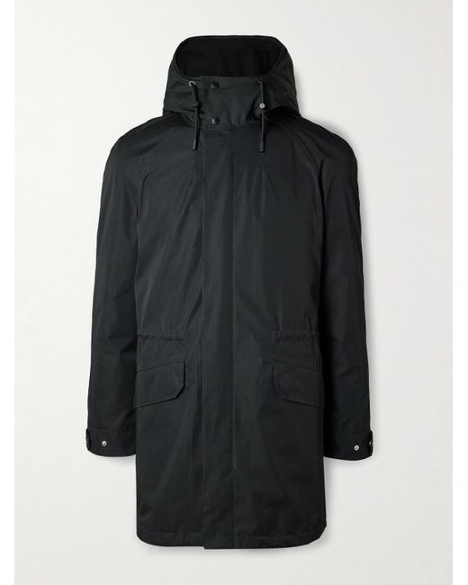 Yves Salomon Black Cotton-blend Twill Parka With Detachable Shearling Liner for men