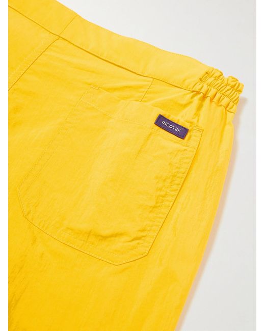Slowear Yellow Slim-Fit Mid-Length Swim Shorts for men