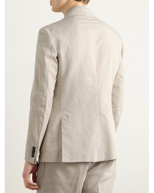 Slowear Natural Venezia 1951 Garment-Dyed Chinolino Suit Jacket for men