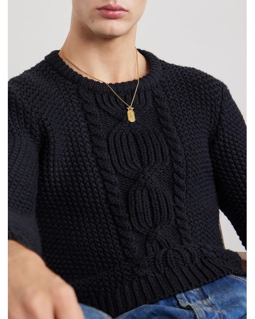 Saint Laurent White Cassandre Tablet Gold-tone Necklace for men