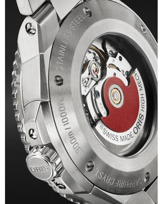 Oris Black Aquis Date Automatic 43.5Mm Stainless Steel Watch, Ref. No. 01 733 7789 4135-07 8 23 04Peb for men