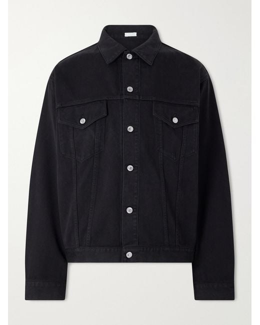 A.PRESSE Blue Cotton And Silk-blend Piqué Jacket for men