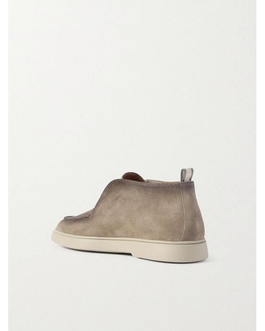 Officine Creative Brown Bones 003 Suede Chukka Boots for men