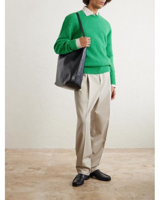 Tom Ford Green Alpaca-Blend Sweater for men