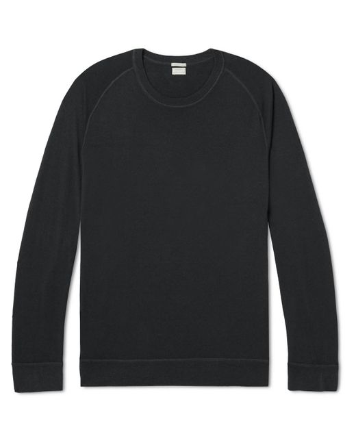 Massimo Alba Sport 1ply Cashmere Sweater in Black for Men | Lyst