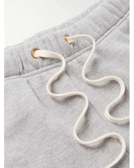 Les Tien Gray Heavyweight Structured-fleece Cotton-jersey Sweatpants for men
