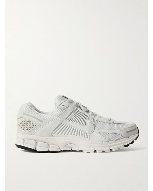 Nike White Zoom Vomero 5 Rubber-trimmed Mesh And Leather Sneakers for men