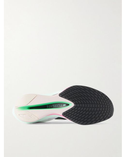 Nike White Zoomx Vaporfly Next% 4 Mesh Running Sneakers for men