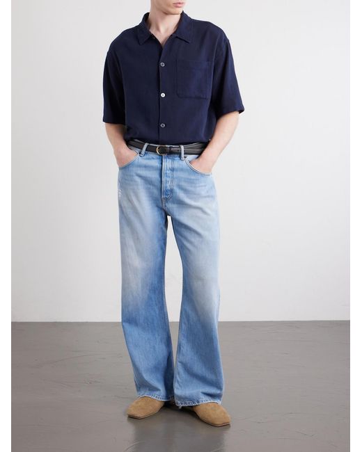 FRAME Blue Cotton Shirt for men